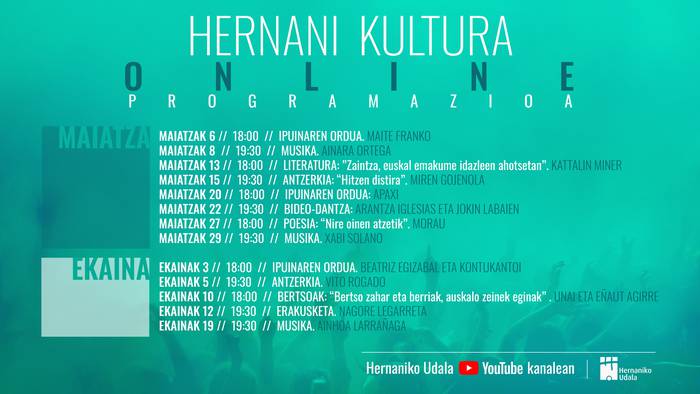 Hernani Kultura programazioa, online