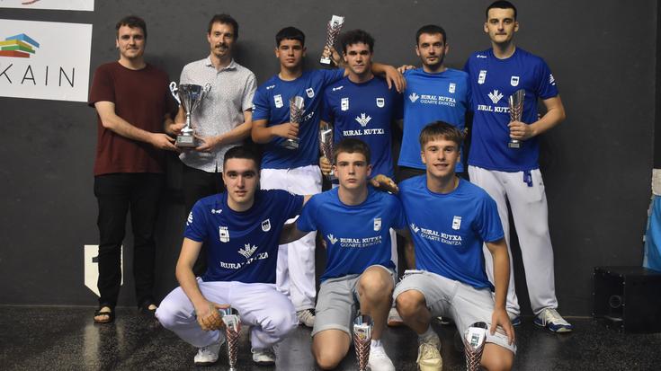 Hernanik ezin izan zuen Oiartzungo pelotari koxkorren joaren aurrean