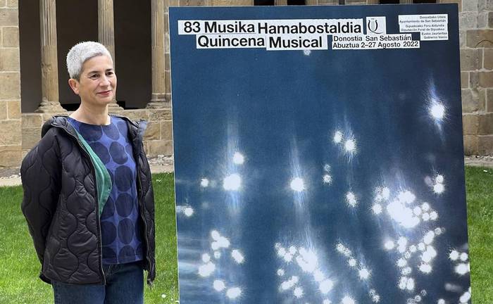 Azucena Vieites hernaniarrak egin du 83. Musika Hamabostaldiko kartela