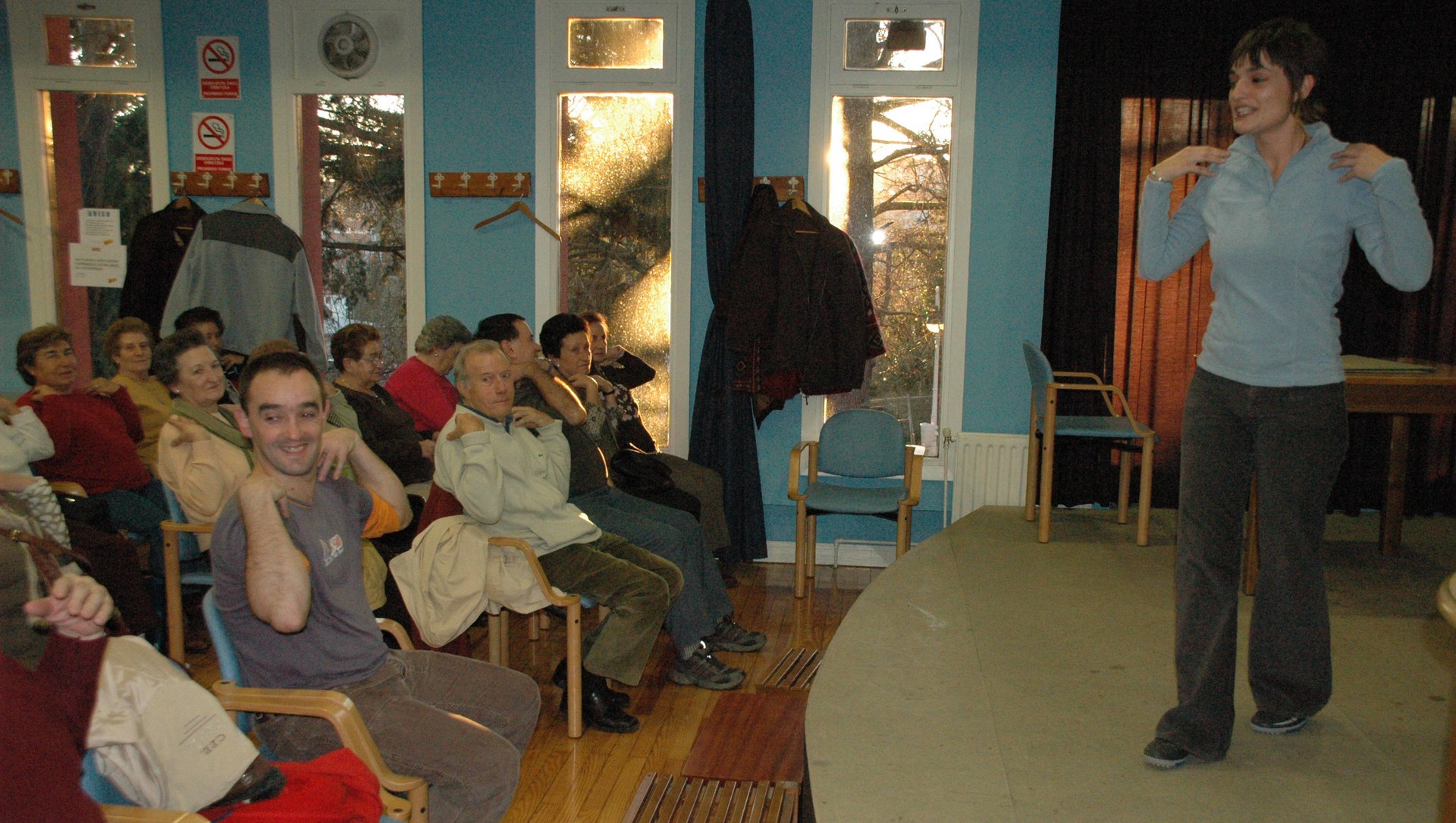 Antiestres teknikak ikasten Goiz Eguzkin, 2007an