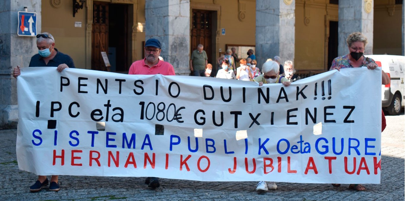 Mobilizaziorako deia bihar Alderdi Ederren, pentsiodunek deituta
