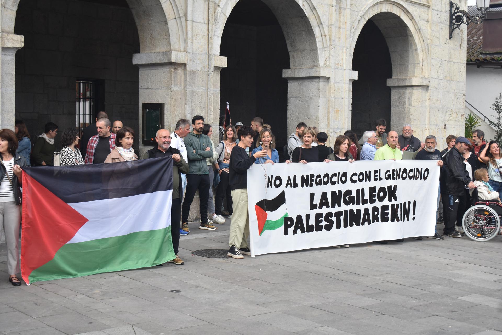 Jarraipen zabala izan du Palestinaren aldeko lanuzteak bailaran