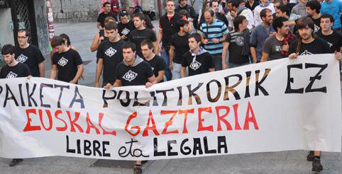 Hernaniko 10 gazteren aurkako epaiketa hasiko da gaur

