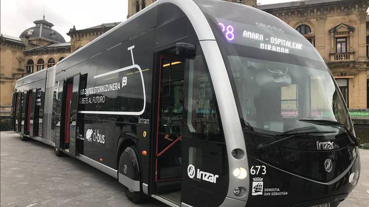 Laster martxan Donostiako, aurreneko autobus %100 elektrikoa