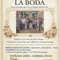 'La boda' antzerkia