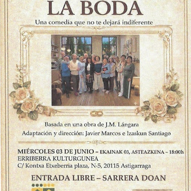'La boda' antzerkia
