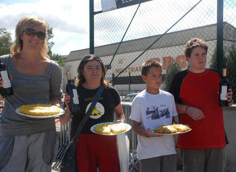 Zikuñagako tortilarik onenak Loli, Ainhoa eta Ibairenak