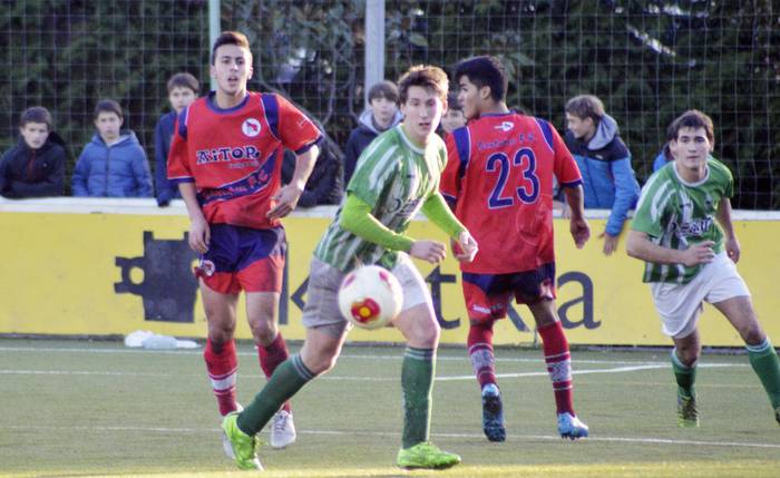 Santutxu liderrari 5-1, erraz Hernani