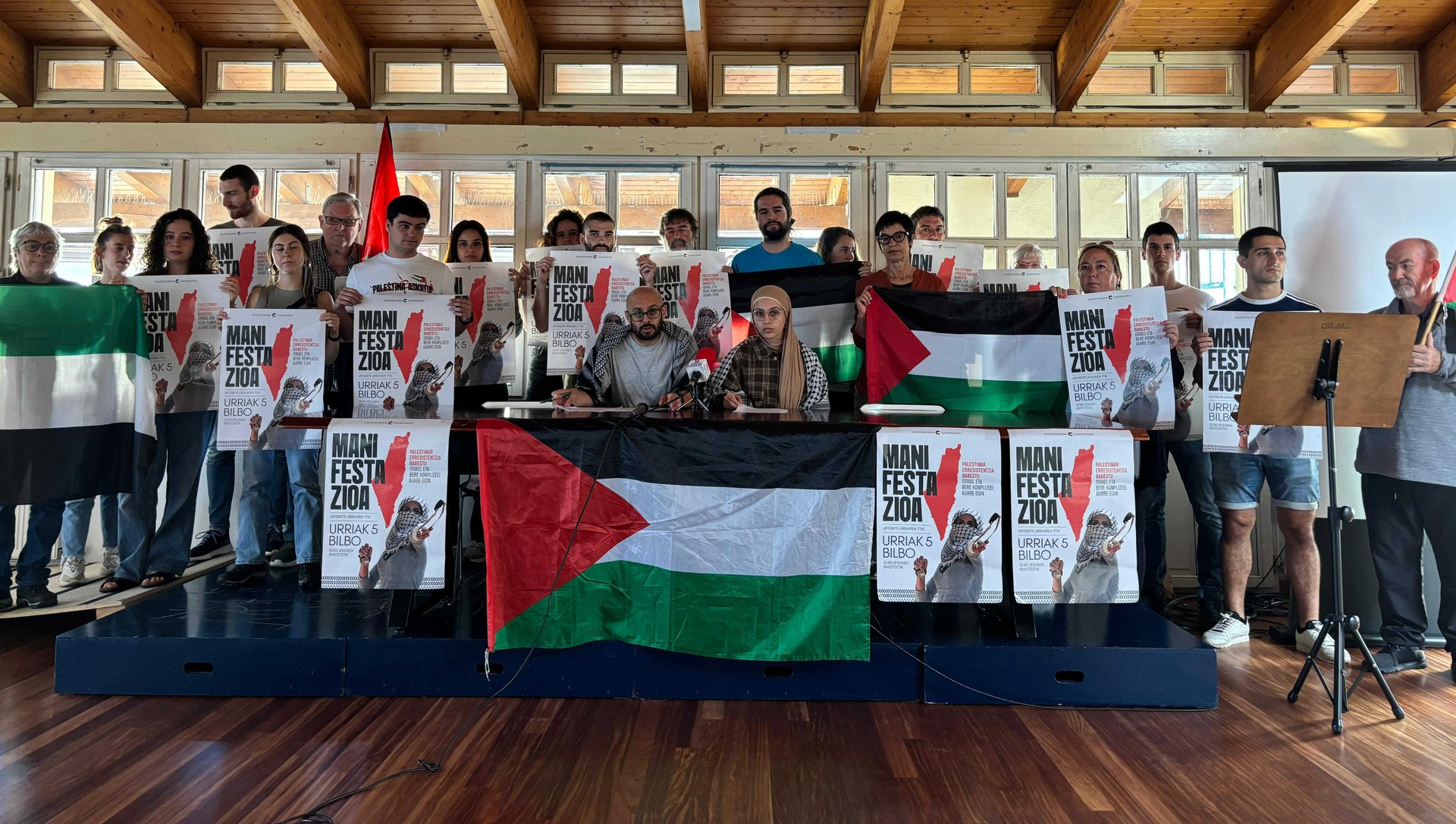 Plazan mobilizazioa, Palestinaren alde
