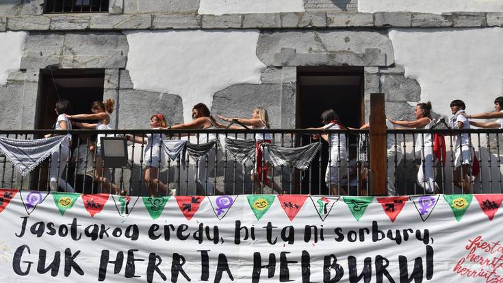 Goizuetako Fiestetako txupinazoa