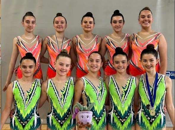 Dominak Hernanikoentzat Eskolarteko Gipuzkoakoan, gimnasia erritmikoan