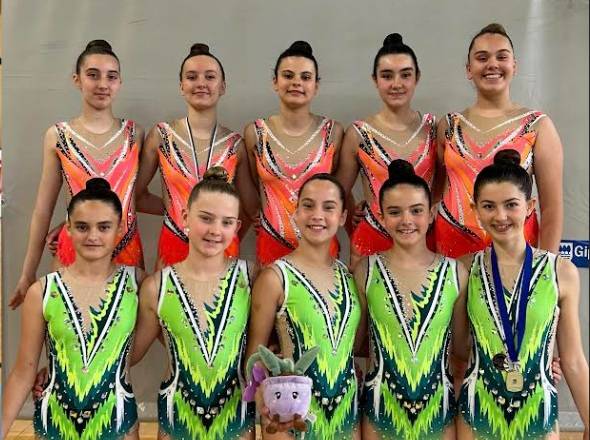 Dominak Hernanikoentzat Eskolarteko Gipuzkoakoan, gimnasia erritmikoan
