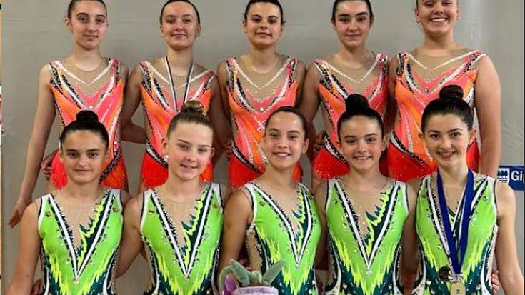 Dominak Hernanikoentzat Eskolarteko Gipuzkoakoan, gimnasia erritmikoan