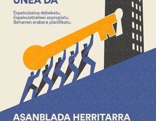 Buruntzaldeako Etxebizitza Sindikatu Sozialistak auzo asanblada, etxebizitzaren auziaren harira
