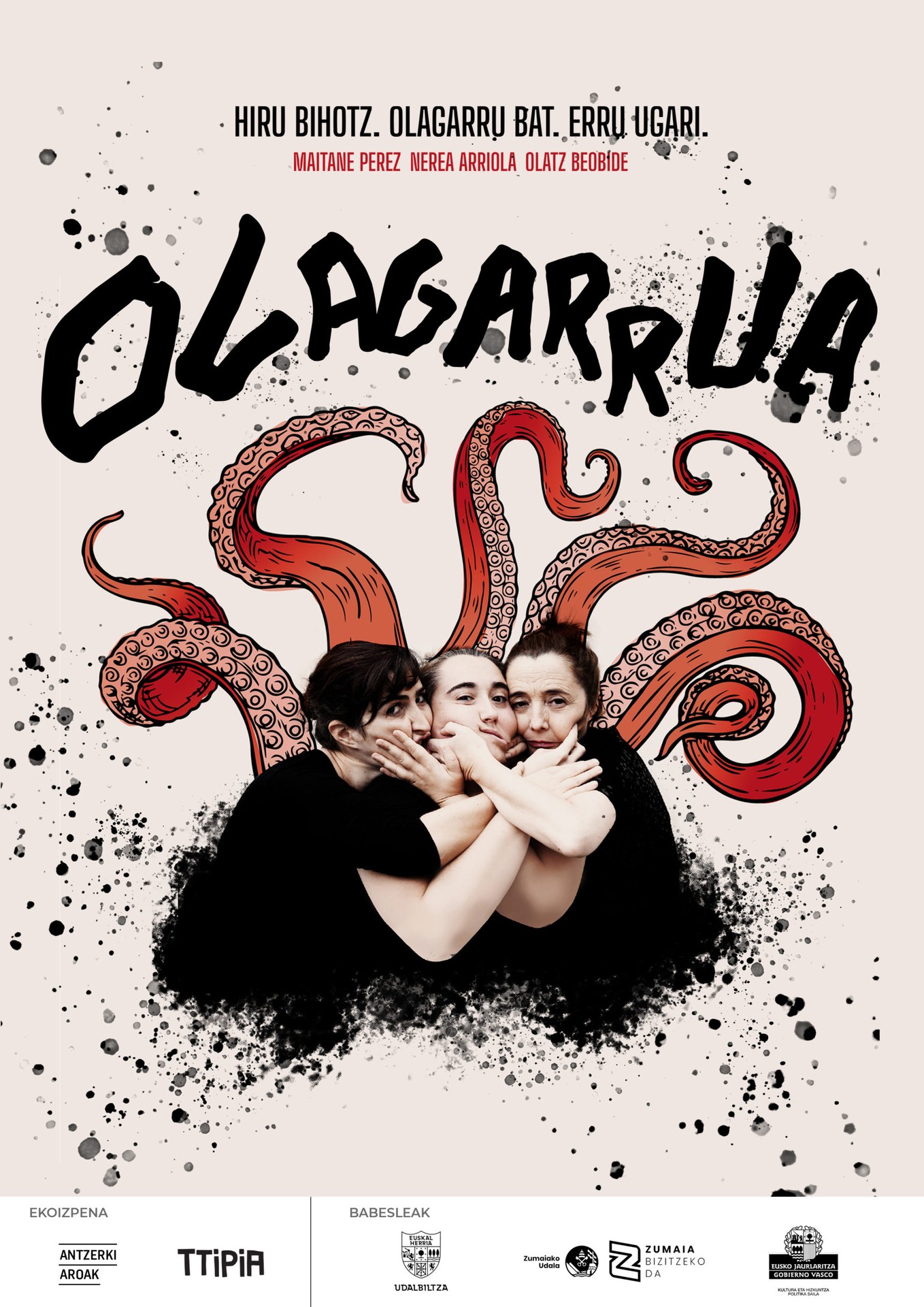 'Olagarrua' antzezlana, gaur Biterin