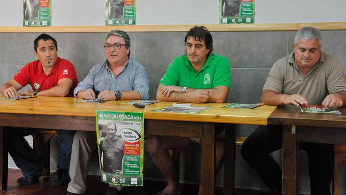 «50garren urteurrena ospatzeko ekintzetan aurrena da Quesadaren omenezko torneoa»
