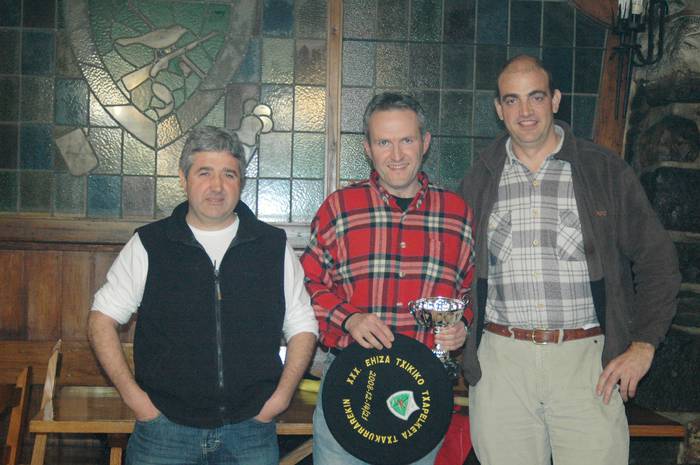 Iñaki Loiartek irabazi du Txantxangorri elkarteko txakur eta guztiko ehiza txapelketa.