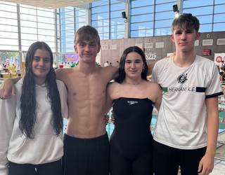 Emaitza bikainak lortu dituzte igerilari hernaniarrek, Neguko Txapelketan