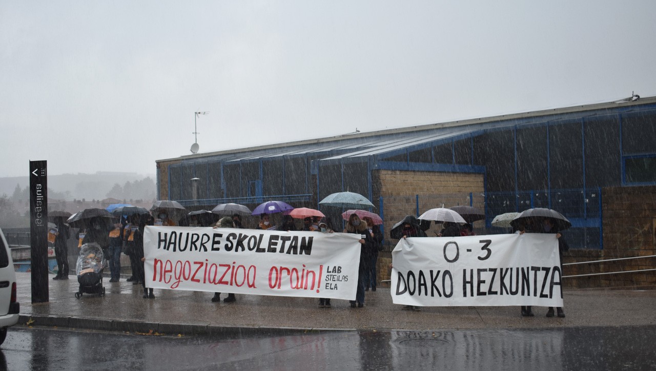 Greba haurreskolek, datorren astean