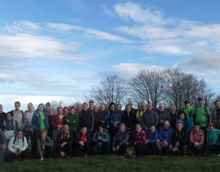 Bazkide Egunean 50en bat mendizale elkartu ziren Berrobin