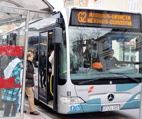 Ospitaletara doan autobusak bihar eskainiko du lehenengo zerbitzua ordutegi berriarekin