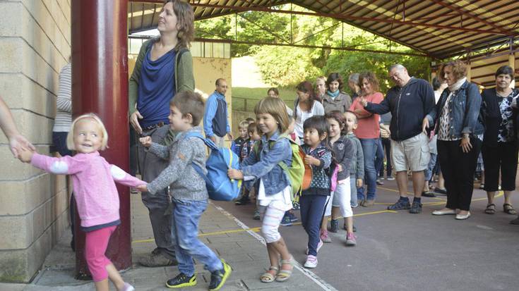 Ikasturte berriari heltzeko garaia iritsi zaie Urumea bailarako 3.500 ikasle ingururi
