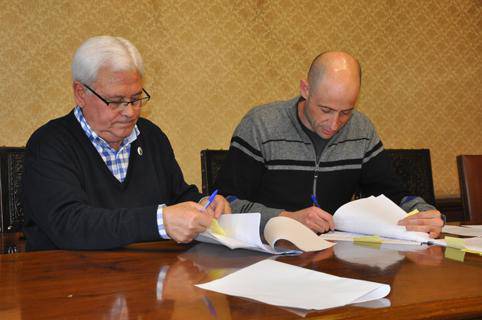 CD Hernanik eta Udalak hitzarmena sinatu dute Zubipe eta Sagastialdeko pistak erabiltzeko