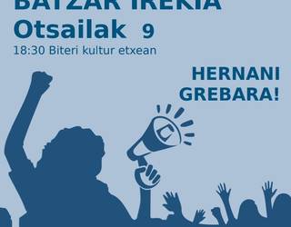 Greba Batzordearen lehen bilera, bihar