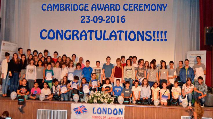 Cambridge azterketen sariak, London Akademiako ikasleei