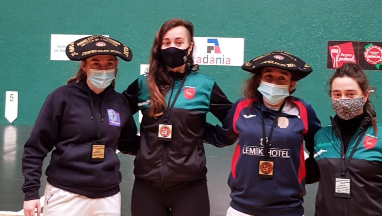Ainhoa Zabaleta eta Maria Eskudero, azpitxapeldun Nafarroako txapelketan