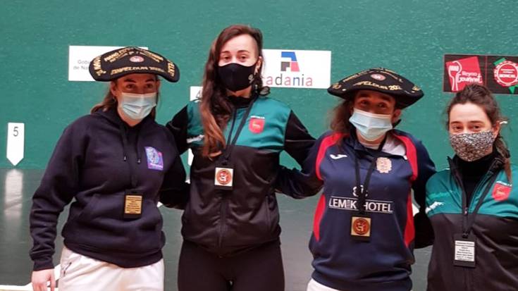 Ainhoa Zabaleta eta Maria Eskudero, azpitxapeldun Nafarroako txapelketan