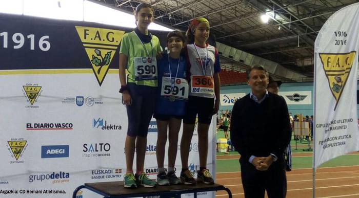 Amaiur Velez, berriro podiumean
