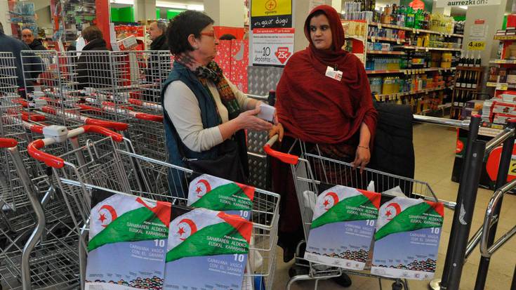 Sahararako janari bilketa martxan, gaurtik