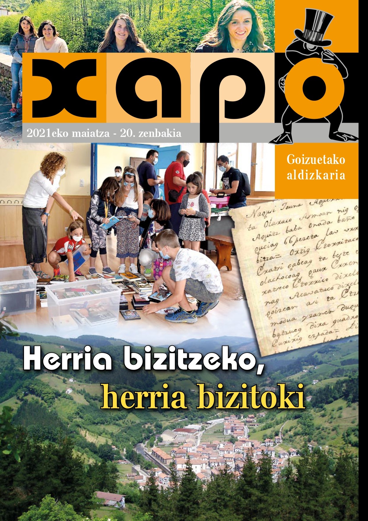 Xapo aldizkariaren 20garren alea  kalean da maiatzaren erdialdetik