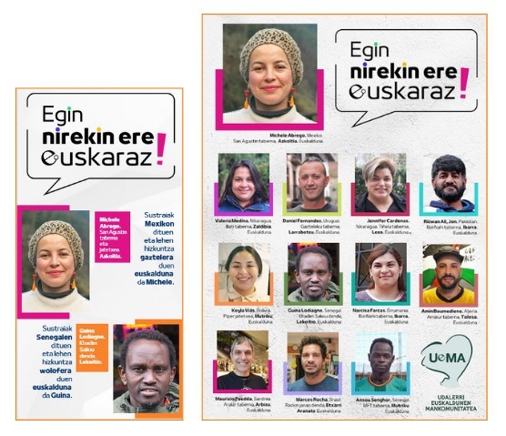 ‘Egin nirekin ere euskaraz!’  kanpaina martxan jarri du Udalak