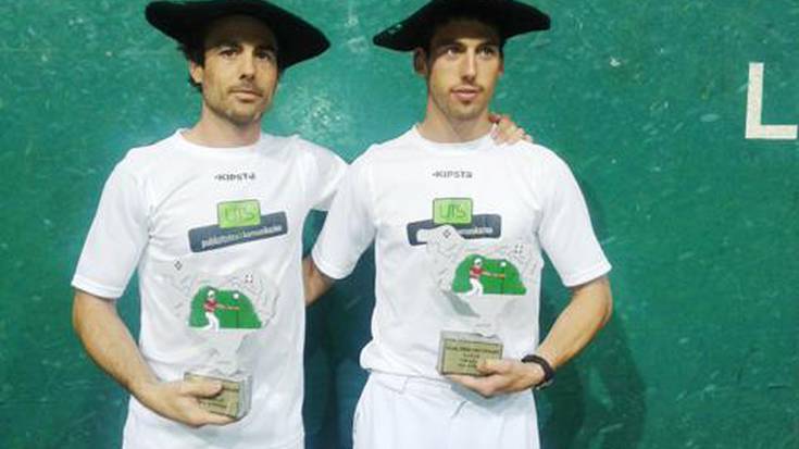 Zubimendi eta Ramos txapeldun Oiartzunen, torneo latza jokatuta