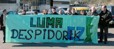 «Eziagoko Luma enpresan 
bi langile kaleratu dituzte»