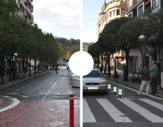 Urbieta kalea, lehen eta orain