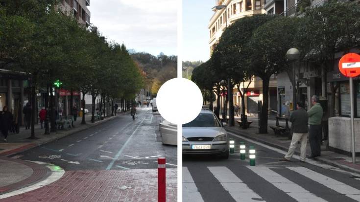 Urbieta kalea, lehen eta orain