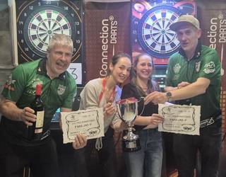 Atxurreko Galarraga eta Saez nagusi, Los 3 Mosqueteros dardo txapelketan