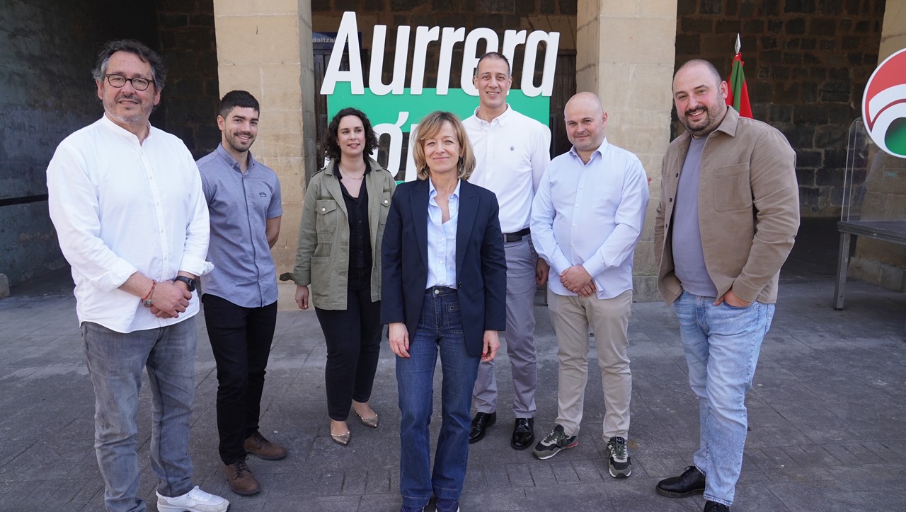 Buruntzaldeako alkategaiak aurkeztu zituen EAJk, Urnietako ekitaldian