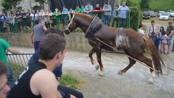 Dema ikusgarria zaldia eta Emarriren artean