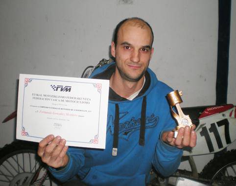 Fernando Gonzalez piloto hernaniarra, hirugarren geratu da