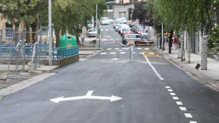 Asfaltatze lanak direla eta, 
trafiko aldaketa bakarra 
gaur eguerdira bitartean