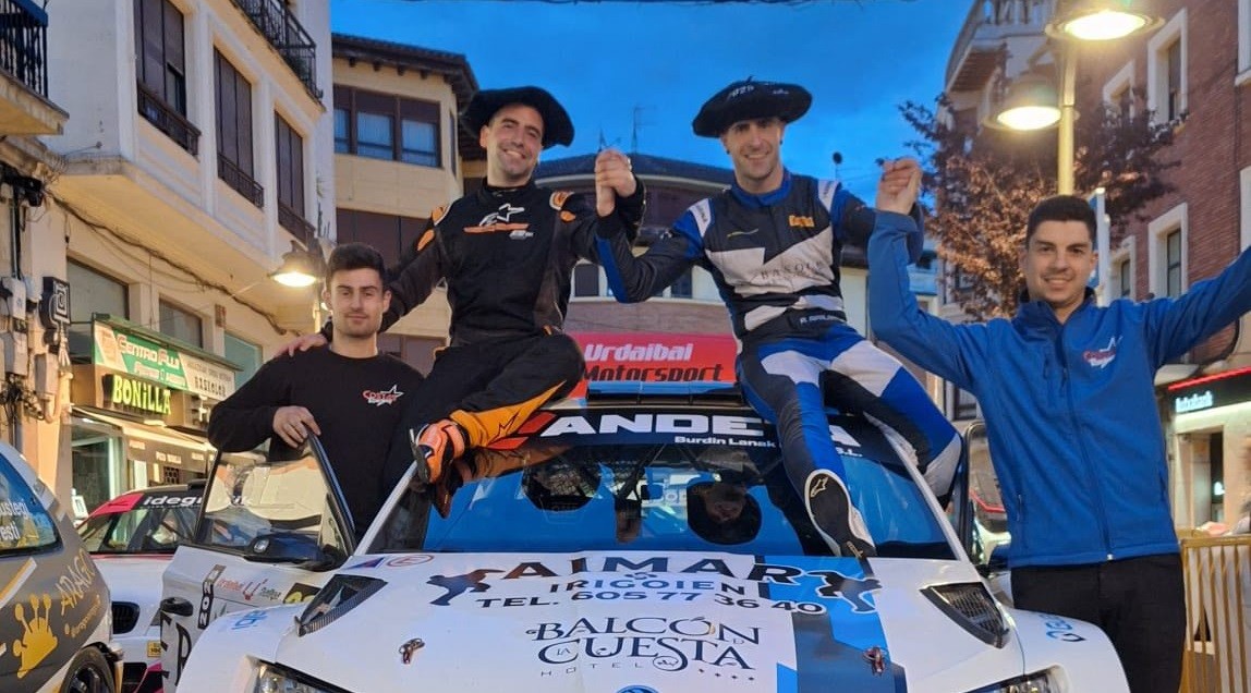 Alain Agirrek garaipena, Aitzol Apalantzarekin Urdaibaiko rallyan