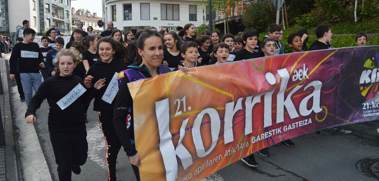 Korrika Eguna, euriarekin Atsegindegin