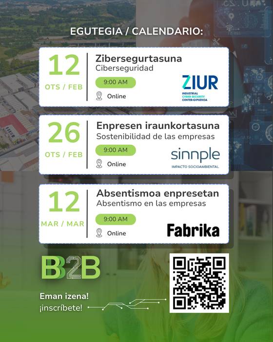 BB2B – Beterri-Buruntza Enpresentzat: doako eguneratze-saioak enpresentzat otsailetik aurrera