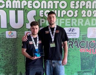 Espainiako Taldekako Mus Txapelketan garaile, Inhar Oskoz eta Gorka Lekuona