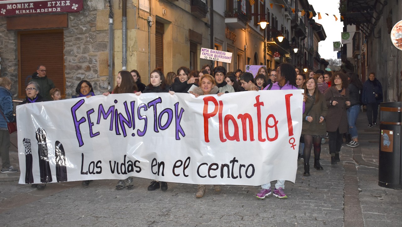 Bailarako txoko guztiak beteko dituzte aldarrikapen feministek