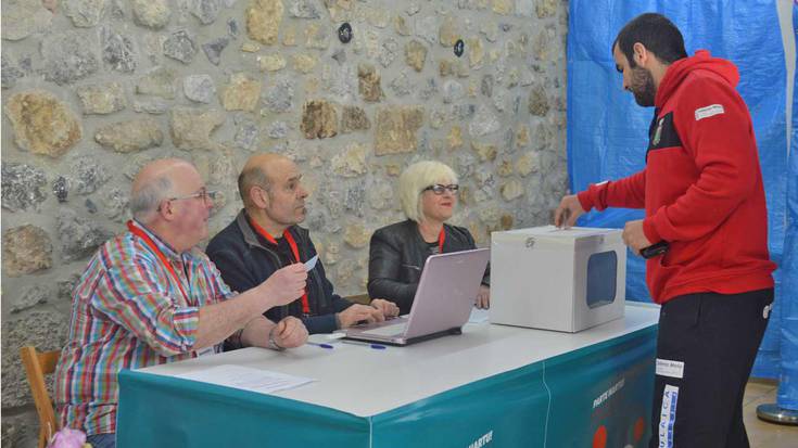 Festa giroa nagusi, %15ak bozkatu du arratsalderako